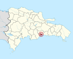 Distrito Nacional in Dominican Republic (special marker)